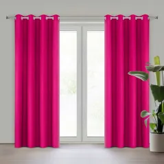 Eurofirany zasłona gotowa Rita 140 x 250 cm amarantowy