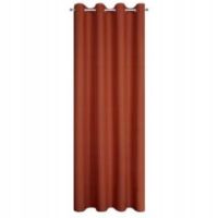Eurofirany zasłona gotowa Rita 140 x 250 cm ceglasty