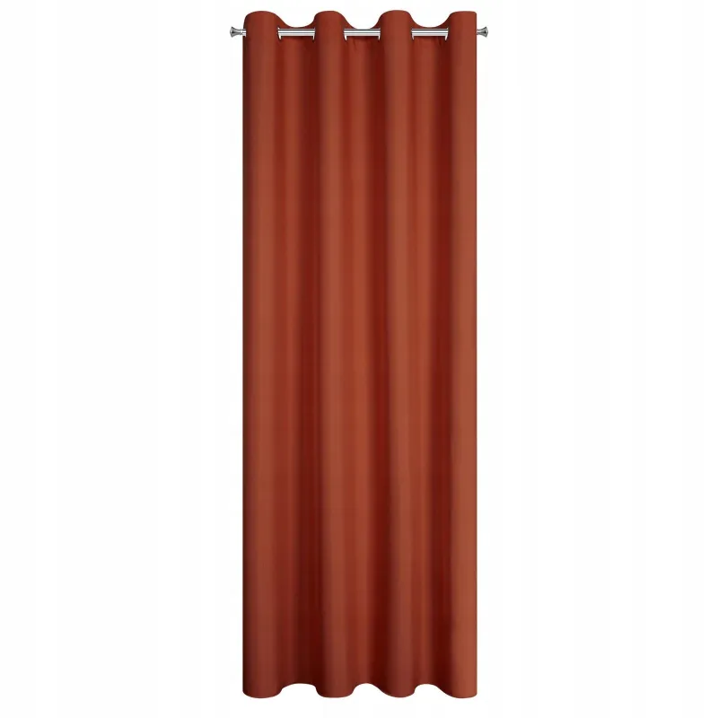 Eurofirany zasłona gotowa Rita 140 x 250 cm ceglasty Eurofirany zasłona gotowa Rita 140 x 250 cm ceglasty