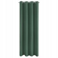 Eurofirany zasłona gotowa Adari 140 x 250 cm ciemnozielony