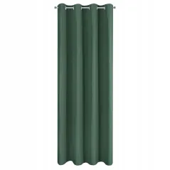 Eurofirany zasłona gotowa Adari 140 x 250 cm ciemnozielony