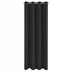 Eurofirany zasłona gotowa Adari 140 x 250 cm czarny