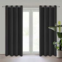 Eurofirany zasłona gotowa Adari 140 x 250 cm czarny