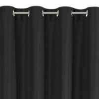 Eurofirany zasłona gotowa Adari 140 x 250 cm czarny