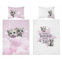 Komplet pościeli bawełna mayamoo kotki 100x135
