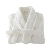 Szlafrok hotelowy SPA XL biały welur 380 g/m² | Kora