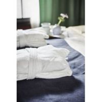 Szlafrok hotelowy SPA XL biały welur 380 g/m² | Kora