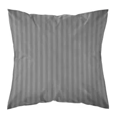 Poszewka satyna Pure szara 40X40