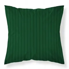 Poszewka satyna Pure Ciemnozielona 40X40