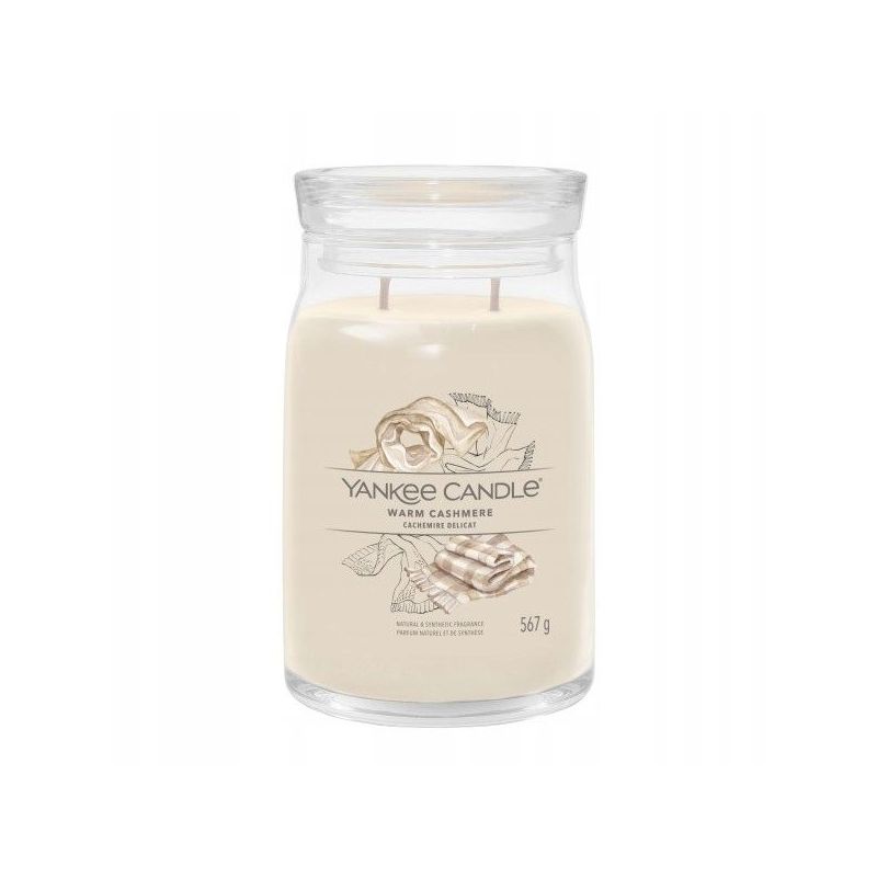 YANKEE CANDLE SIGNATURE ŚWIECA DUŻA WARM CASHMERE