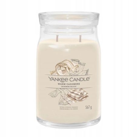 YANKEE CANDLE SIGNATURE ŚWIECA DUŻA WARM CASHMERE