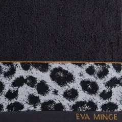 Ręcznik Eurofirany ewa minge eva 22 70 x 140 cm czarny