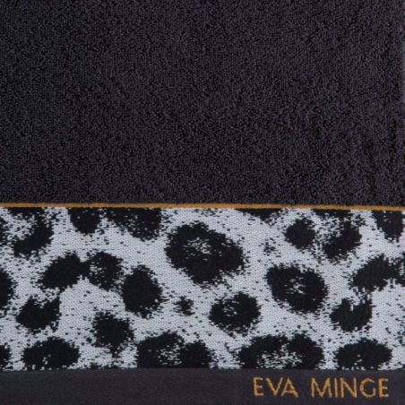 Ręcznik Eurofirany ewa minge eva 22 70 x 140 cm czarny