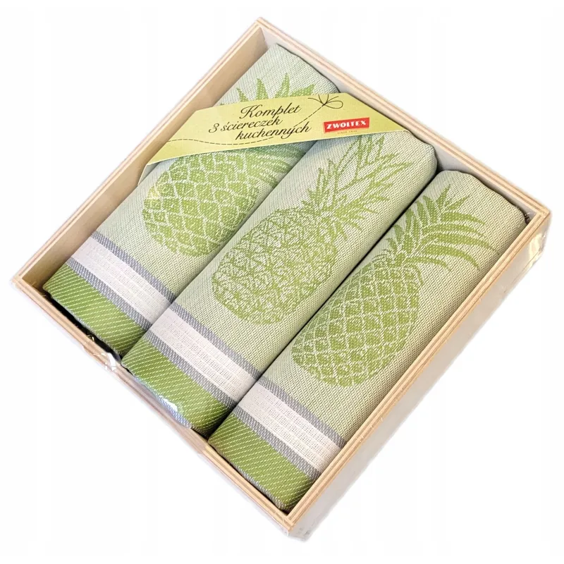 Komplet kuchenny pudełko drewno ananas 3SZT. Komplet kuchenny pudełko drewno ananas 3SZT.