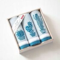 Komplet kuchenny pudełko drewno Arizona 3SZT. turkus