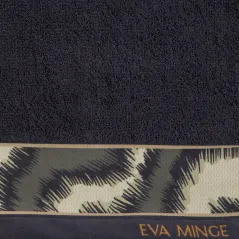 Ręcznik Eurofirany ewa minge eva 24 70 x 140 cm czarny