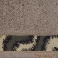 Ręcznik Eurofirany ewa minge eva 24 70 x 140 cm ciemnobeżowy