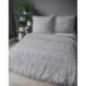 Posciel flanelowa 160X200 szara geometria 4941A Posciel flanelowa 160X200 szara geometria 4941A