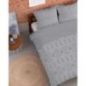 Posciel flanelowa 160X200 szara geometria 4941A Posciel flanelowa 160X200 szara geometria 4941A