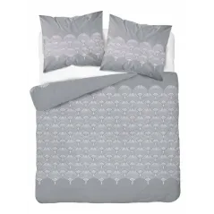 Pościel flanelowa 220X200 szara 4951B