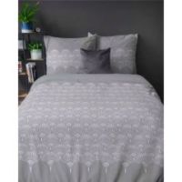 Pościel flanelowa 220X200 szara 4951B