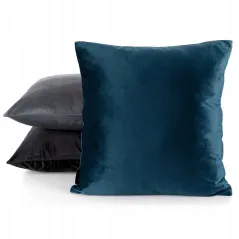Eurofirany poszewka Elora 60 x 60 cm ciemnozielony
