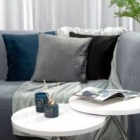 Eurofirany poszewka Elora 60 x 60 cm ciemnozielony