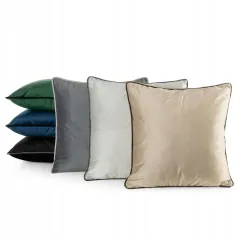 Eurofirany poszewka Melia 60 x 60 cm stalowy