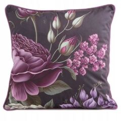 Eurofirany poszewka velvet 120 45 x 45 cm fioletowy