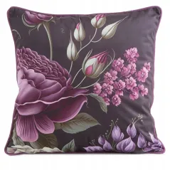 Eurofirany poszewka velvet 120 45 x 45 cm fioletowy