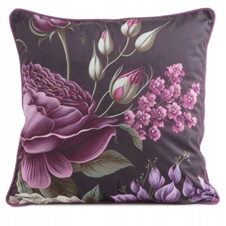 Eurofirany poszewka velvet 120 45 x 45 cm fioletowy