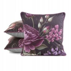 Eurofirany poszewka velvet 120 45 x 45 cm fioletowy