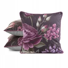 Eurofirany poszewka velvet 120 45 x 45 cm fioletowy