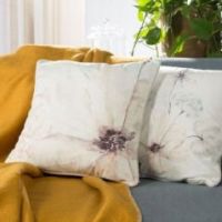 Eurofirany poszewka velvet 128 45 x 45 cm beżowy