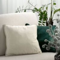 Eurofirany poszewka velvet 45 x 45 cm kremowy