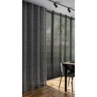 Eurofirany zasłona gotowa Aurelia 135 x 250 cm czarny