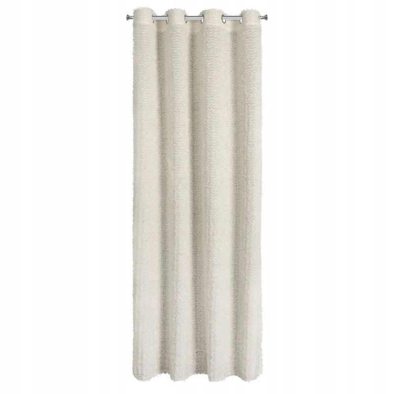 Eurofirany zasłona gotowa Tiffany 135 x 250 cm kremowy