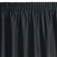 Eurofirany zasłona gotowa Rita na taśmie 140 x 270 cm czarny