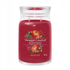 Świeca Yc Signature - Red Apple Wreath Yankee Candle