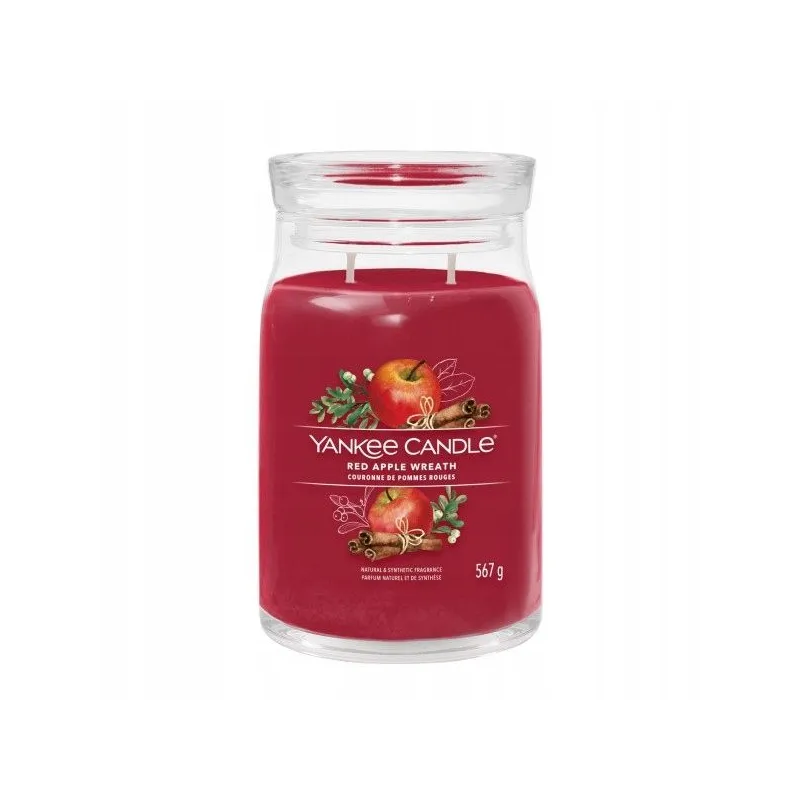 Świeca Yc Signature - Red Apple Wreath Yankee Candle Świeca Yc Signature - Red Apple Wreath Yankee Candle