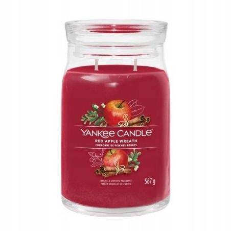 ŚWIECA YC SIGNATURE - RED APPLE WREATH YANKEE CANDLE