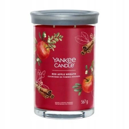 ŚWIECA SOJOWA YC SIGNATURE RED APPLE WREATH YANKEE CANDLE