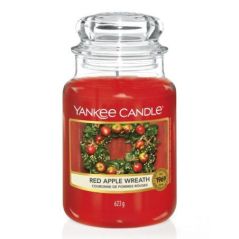 ŚWIECA SOJOWA YC SIGNATURE RED APPLE WREATH YANKEE CANDLE