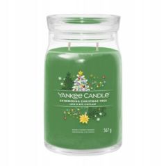 ŚWIECA SOJOWA YC SIGNATURE SHIMMERING CHRISTMAS TREE YANKEE CANDLE