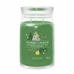 Świeca sojowa Yc Signature Shimmering Christmas Tree Yankee Candle