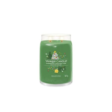 ŚWIECA SOJOWA YC SIGNATURE SHIMMERING CHRISTMAS TREE YANKEE CANDLE