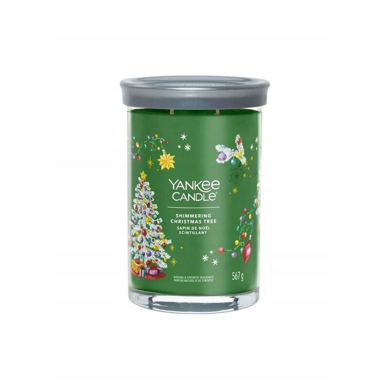 ŚWIECA YC SIGNATURE SHOMMERING CHRISTMAS TREE YANKEE CANDLE