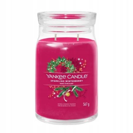 ŚWIECA YC SIGNATURE SPARKLING WINTERBERRY YANKEE CANDLE