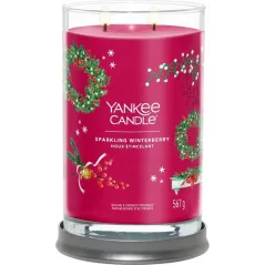Świeca Yc Signature-Tumbler Sparkling Winterberry Yankee Candle