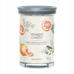 ŚWIECA SOJOWA YC SIGNATURE WHITE SPRUCE & GRAPEFRUIT YANKEE CANDLE